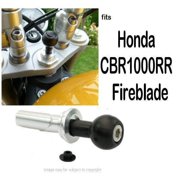 Fork Stem Yoke Mount for Honda CBR1000RR fits TomTom Urban Rider Rider 2 &amp; Pro (sku 14876)