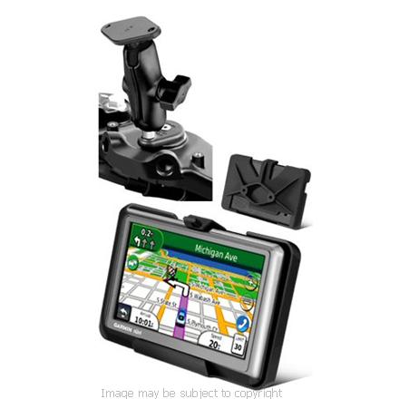 RAM FORK STEM MOUNT for the GARMIN NUVI 1490 1490t RAM-B-176-GA35 (SKU 5777)