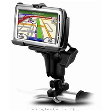 RAM MOTORCYCLE - BIKE HANDLEBAR or RAIL MOUNT for the GARMIN NUVI 800 850 855 860 880 885t RAM-B-149Z-GA30U (SKU 5737)