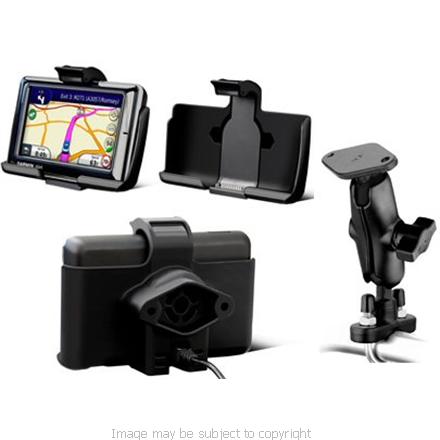 RAM Standard 3inch arm Handlebar - Rail Mount with Cradle for the Garmin Nuvi 1690 RAM-B-149Z-GA37u (SKU 7240)