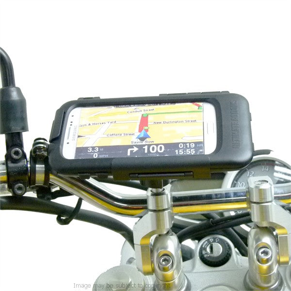 Powered Tough Case M8 Motorcycle Mount for Samsung Galaxy S4 GT-i9500 (sku 19018)