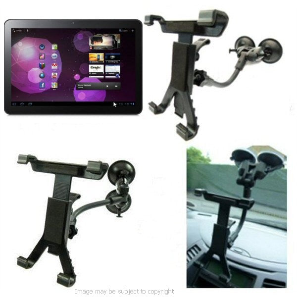 Ultimate Addons Dual Suction Cup Windscreen Mount for the Samsung Galaxy Tab 10.1 Tablet PC (sku 10386)