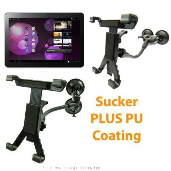 Ultimate Addons Dual Sucker PLUS Suction Cup Windscreen Mount for the Samsung Galaxy Tab 10.1 Tablet PC (sku 10582)