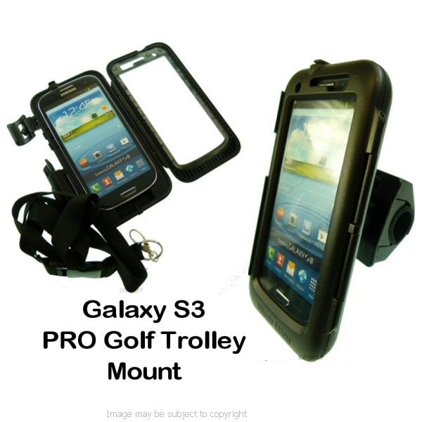 PRO Galaxy S3 GT-i9300 Tough Case Golf Trolley Mount (sku 15777)
