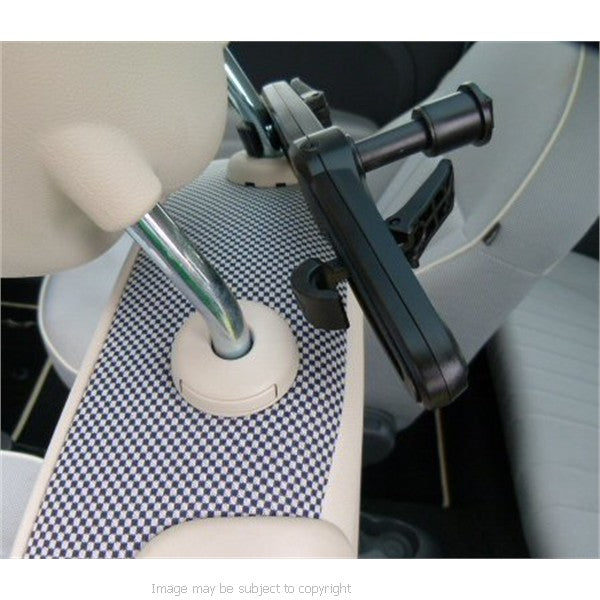 Ultimate Addons Car Headrest Mount NEW Compact Design - Use with Addons Cradles &amp; Holders (sku 10083)