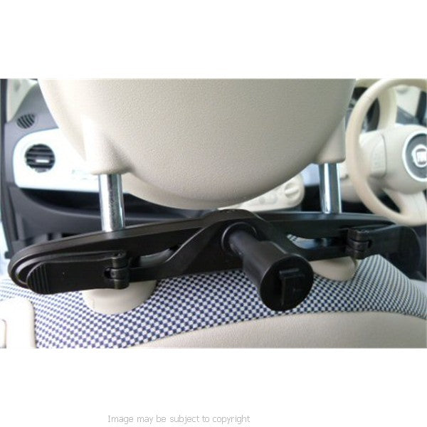 Ultimate Addons Car Headrest Mount NEW Compact Design - Use with Addons Cradles &amp; Holders (sku 10083)