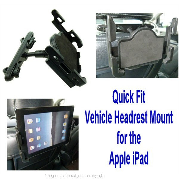 Quick Fit Vehicle Headrest iPad Mount (sku 13525)