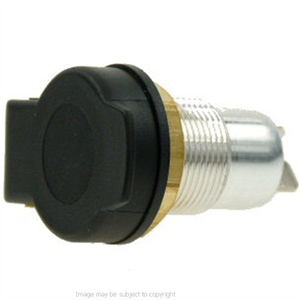 Hella - DIN Type Power Socket with Hinged Protective Cap for Hole Mount (sku 8825)