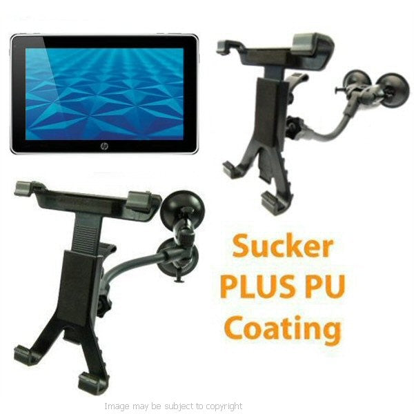 Ultimate Addons Dual Sucker PLUS Suction Cup Windscreen Mount for the HP Slate 500 Tablet PC (sku 10585)