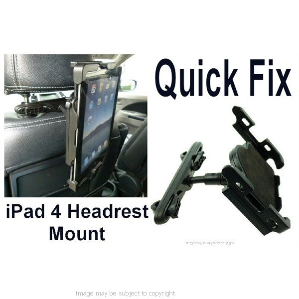iPad 4 Quick Fit Vehicle Headrest Mount (sku 16439)