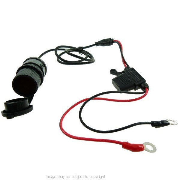 Waterproof Fused 12V Car Cigarette Lighter Socket Charger Outlet (sku 12249-4s)