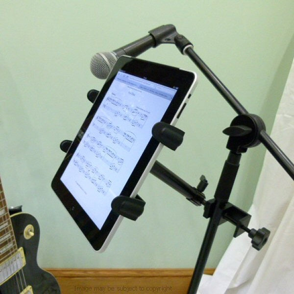 Metal iPad Music - Microphone Stand Mount (sku 14312)