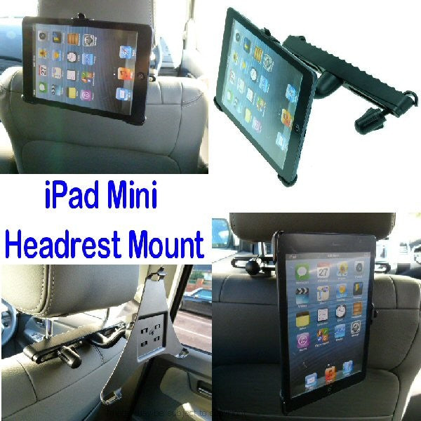 Dedicated iPad MINI Deluxe Car Headrest Mount (sku 15889)