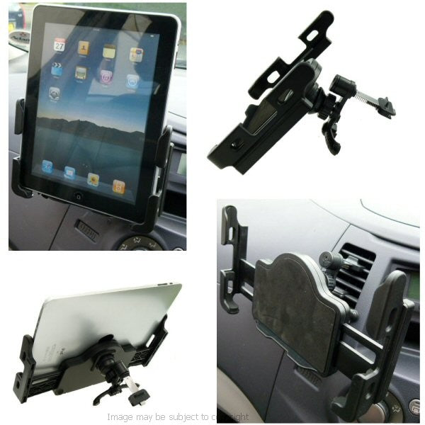 Easy Fit Car Air Vent Mount with Deluxe Tablet PC Holder for the iPad (sku 13469)
