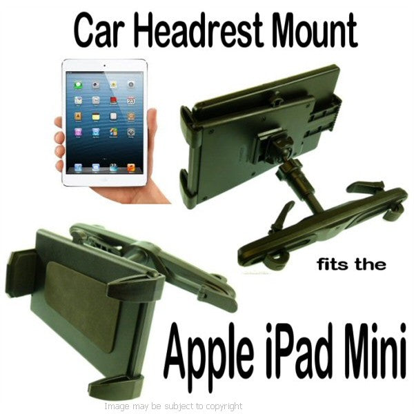 iPad MINI 'Quick Release' Car Headrest Tablet Mount (sku 15793)