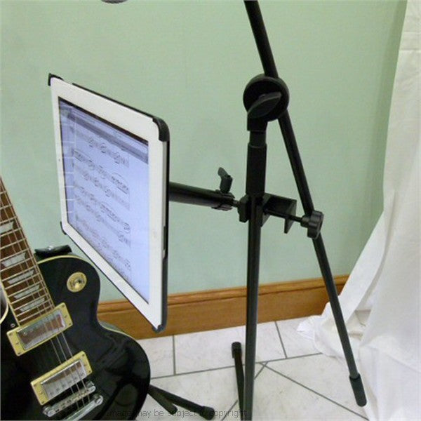 Dedicated Metal iPad3 iPad 3 Music - Microphone Stand Mount (sku 14311)