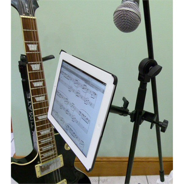 Dedicated Metal iPad2 iPad 2 Music - Microphone Stand Mount (sku 14310)