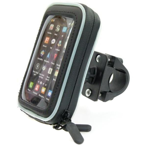 Motorcycle Cell Phone Mount Bundle with Direct to Battery Angled Micro USB Charging Cable (sku 12901)