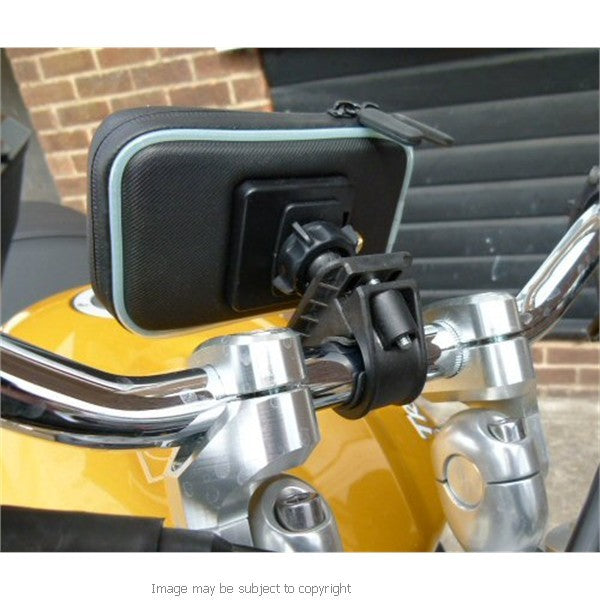 Motorcycle Mobile Phone Mount Kit Hella - Straight Micro USB (sku 12854)