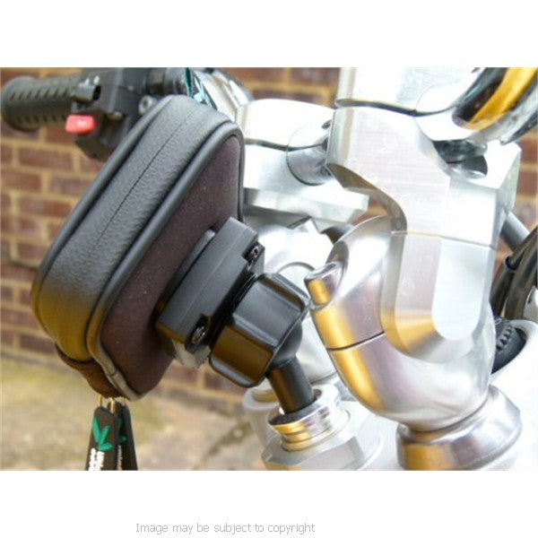 17.5-20.5mm Motorcycle Fork Stem Yoke Mount for Samsung Galaxy S5 (sku 19405)