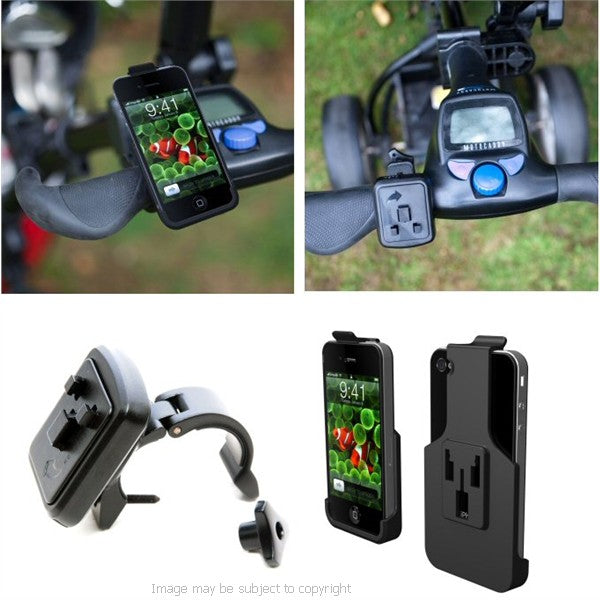Golf Trolley Mount &amp; Dedicated Apple iPhone 4 Cradle (sku 8596)