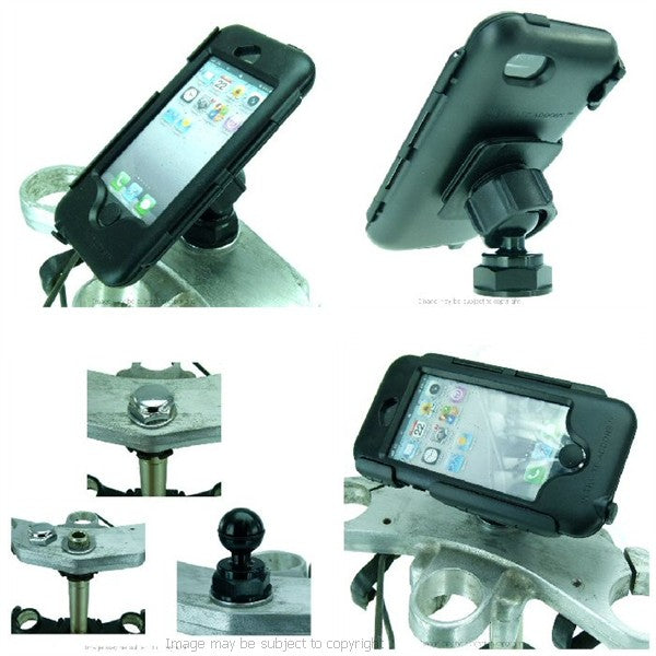 iPhone 5S Tough Case Motorcycle Yoke Nut Cap Mount 40 (sku 17558)