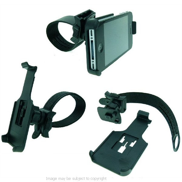 iPhone 4 Locking Strap Bike Motorcycle Handlebar Mount (sku 16692)