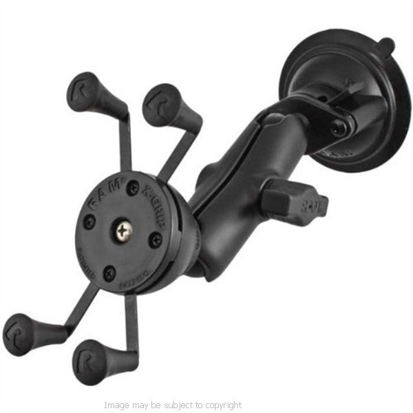 RAM-B-166-UN7 Universal X-Grip Phone Holder Twist Lock Suction Cup (sku 18977)