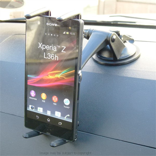 SM679 Slim-Grip Ultra Deluxe Mini Multisurface Sony Xperia Z L36h Suction Mount (sku 19171)