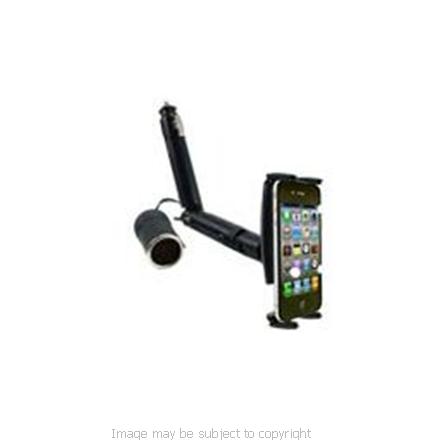 Arkon Slim Grip Apple iPhone 4 Mobile Phone Vehicle Lighter Socket Mount with Power Dongle IPM521 (sku 7475)