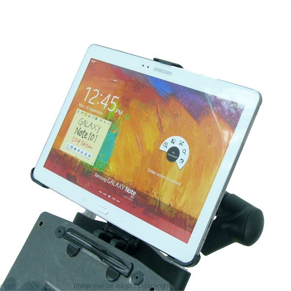 Medium Tough-Clamp Golf Trolley Mount for Samsung Galaxy Note 10.1 2014 (sku 19338)