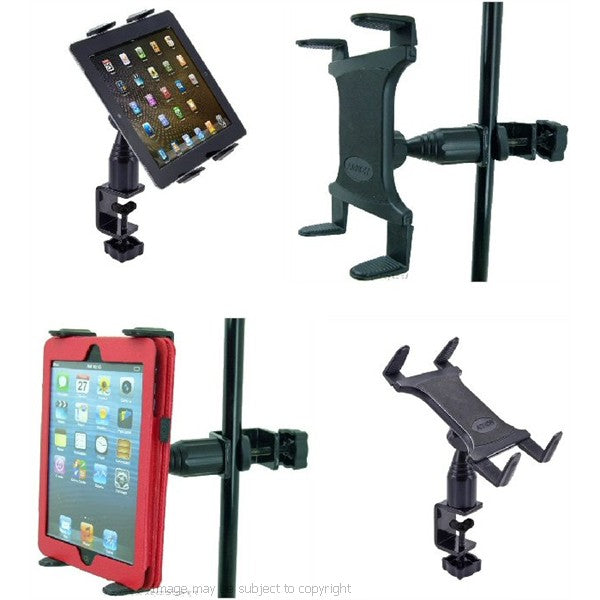 TAB085 Arkon iPad 2 Heavy Duty Music Stand - Table - Desk Mount Tablet PC Holder (sku 16632)