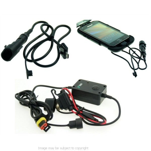 PRO Samsung Galaxy S2 - i9100 Waterproof Motorcycle Powered Mount (sku 13996)