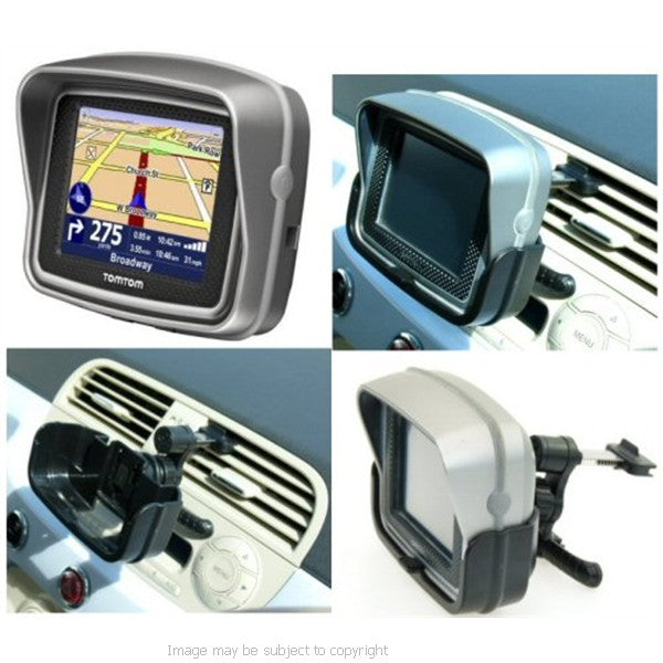Easy Fit Vehicle Air Vent Mount &amp; Holder for the TomTom Rider 2 Motorcycle GPS SatNav (sku 10218)