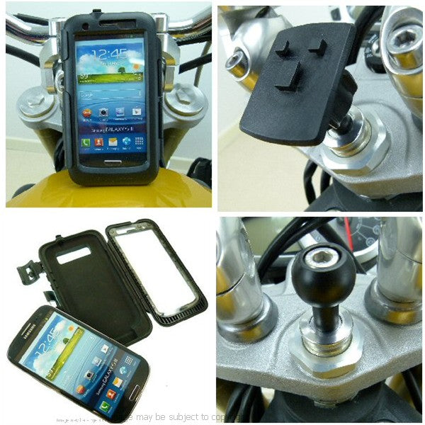 Honda CBR1000F all years Samsung Galaxy S III S3 Motorcycle Mount 19mm (sku 14362)