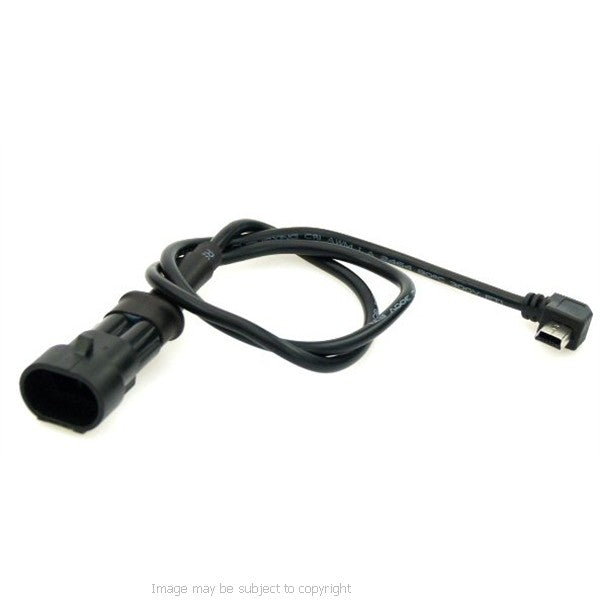 Angled Mini USB Connector for the Motorcycle Hard Wire Battery Cable (sku 9810)