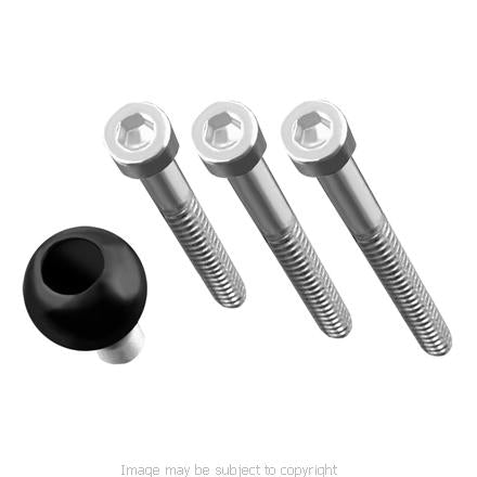 GENUINE RAM MOUNT with STANDARD 3inch ARM &amp; GARMIN Dezl 560T, 560LT CRADLE for MOTORCYCLE HANDLEBAR CLAMPS (SKU 10896)