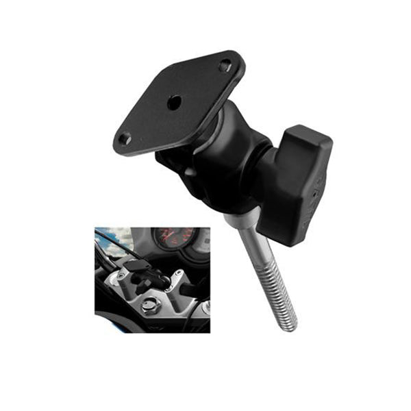 GENUINE RAM MOUNT with SHORT ARM &amp; DIAMOND BASE for MOTORCYCLE HANDLEBAR CLAMPS (SKU 6012)