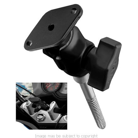 GENUINE RAM MOUNT with SHORT 1 1-4inch ARM &amp; TOMTOM GO 520 TRAFFIC CRADLE for MOTORCYCLE HANDLEBAR CLAMPS (SKU 6015)