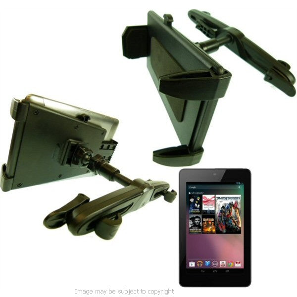 Asus Google Nexus 7 Quick Release Car Headrest Tablet Mount (sku 15802)