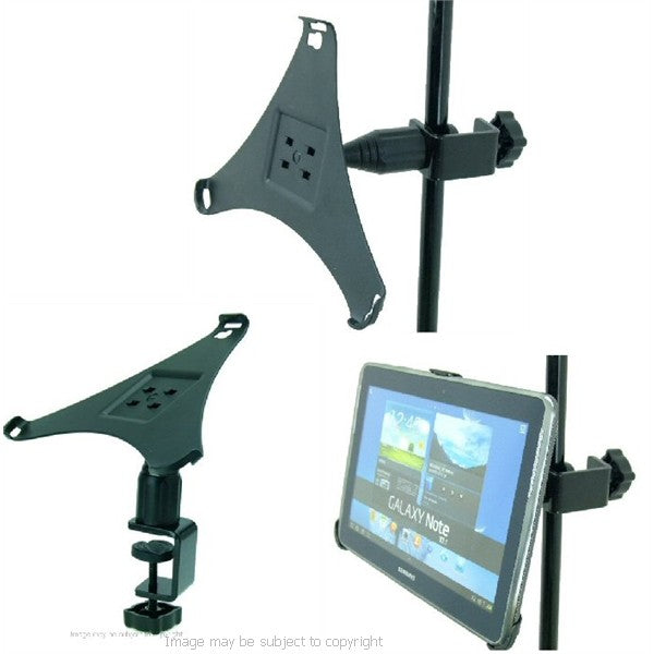 Galaxy Note 10.1 Heavy Duty Music Stand - Table - Desk Mount Tablet PC Holder (sku 16630)
