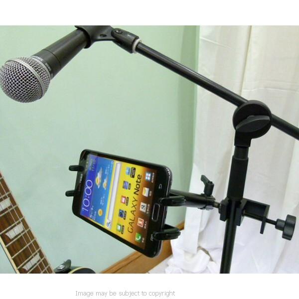 Metal Galaxy Note Music - Microphone Stand Mount (sku 14323) - BuyBits Ltd UK