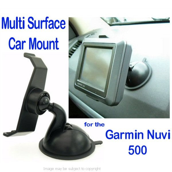 ZS Stick Anywhere Multi Surface Suction Car Dashboard Mount for the Garmin Nuvi 500 &amp; 550 (SKU 10802)