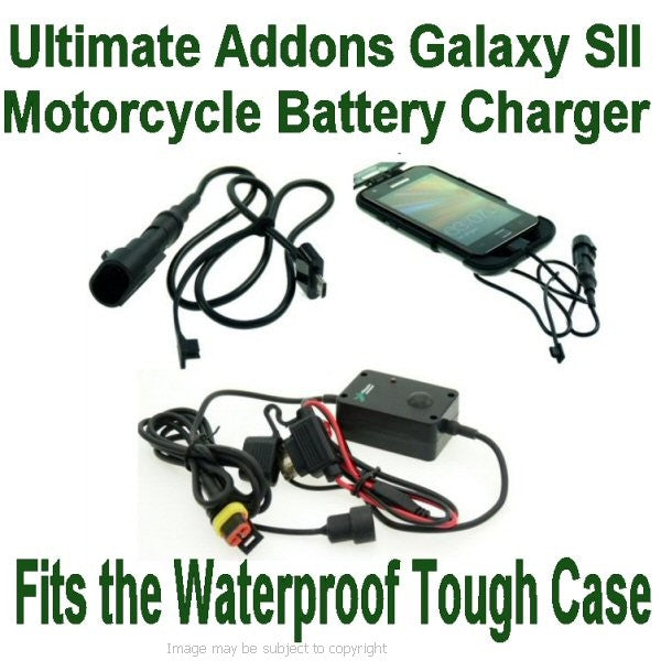 Ultimate Addons Samsung Galaxy S2 Direct to Battery Motorcycle Charger (sku 13987)