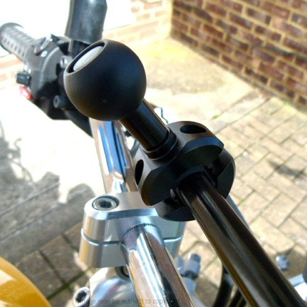 Bike Cycle Crossbar  Mount - 1inch - 25mm Ball Head (sku 14950)