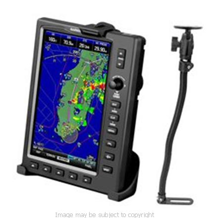 RAM Pod 1 universal vehicle mount with cradle for the Garmin GPSMAP 695 - GPSMAP 696 RAM-B-316-1-202-GA37u (sku 7277)