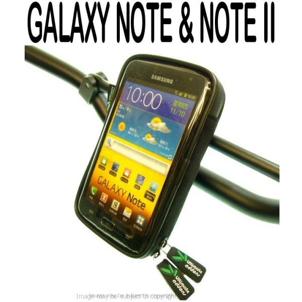 PRO Waterproof Galaxy Note 2 II Cycle Bike Handlebar Mount (sku 15749)