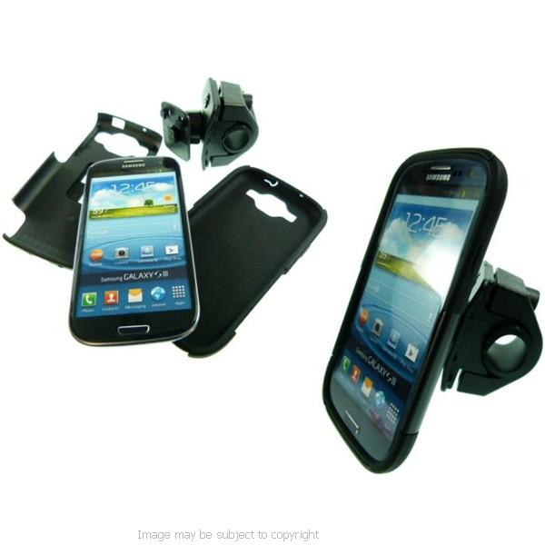 Galaxy S3 GT-i9300 PRO Cycle Handlebar 2 in 1 Case &amp; Mount (sku 15362) - BuyBits Ltd UK