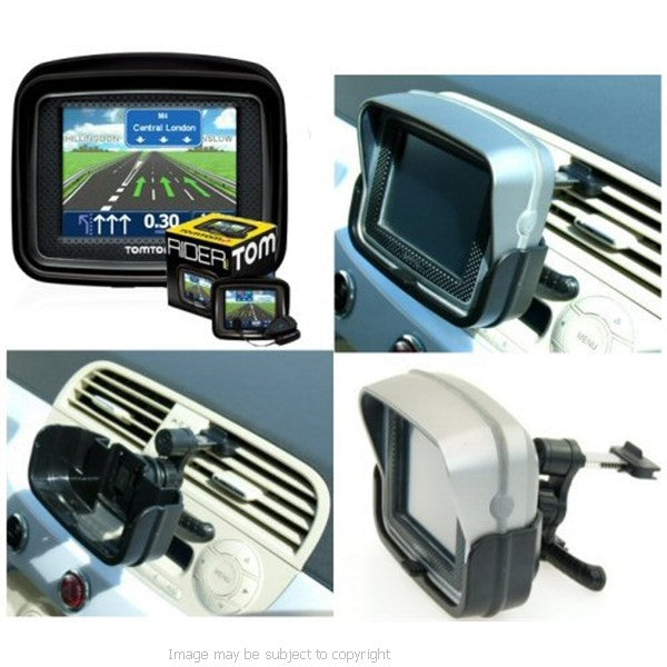 Easy Fit Car Air Vent Mount for TomTom Rider Pro SatNav (sku 10221)