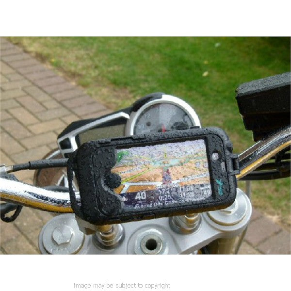 PRO Apple iPhone 4S Motorcycle Bike Mount with Waterproof Tough Case (sku 13379)